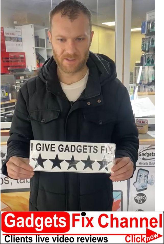 Gadgets fix 5 star review for samsung s21 new screen back phone liquid damage repair.