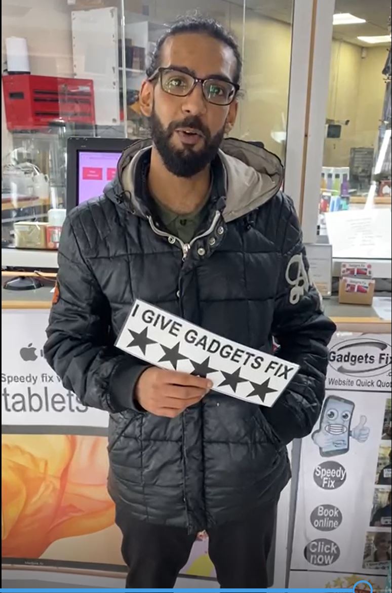 client with laptop issues