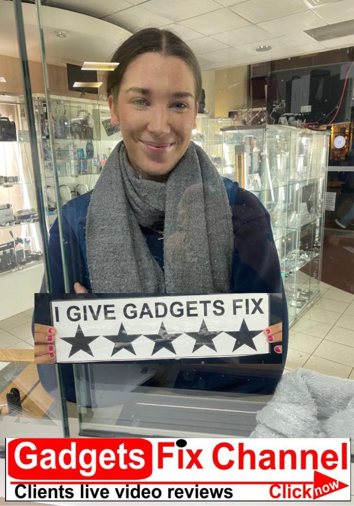 gadgets fix 5 star client live review from a client who sold her macbook air to Gadgets fix