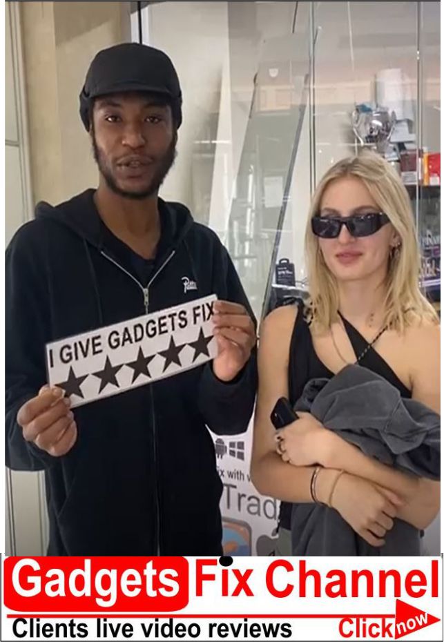 gadgets fix 5 star live review for clients samsung s21+ screen back and port fix